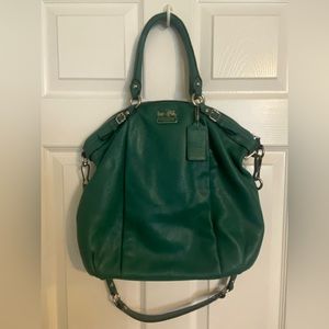 Green coach purse